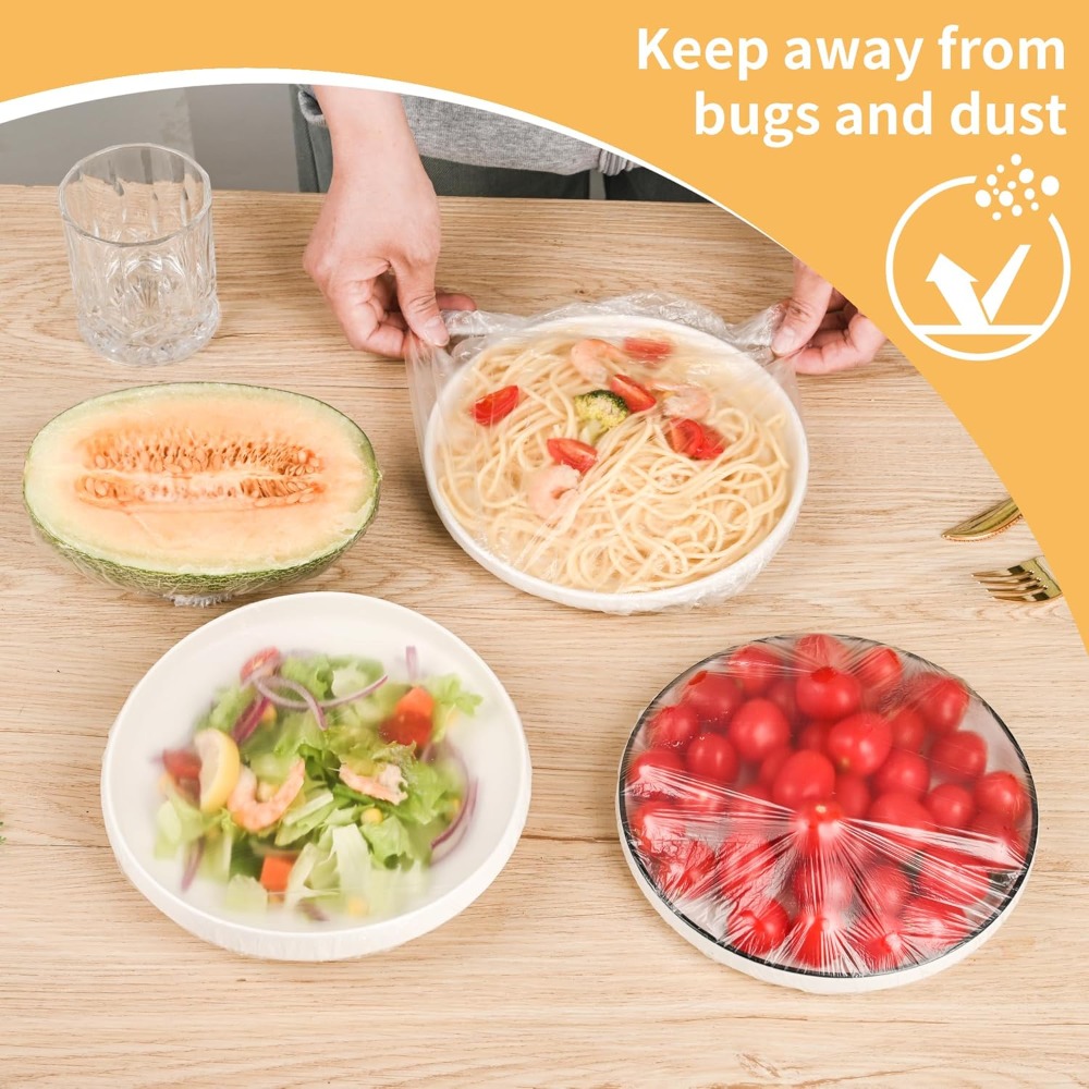 200 Bowl Covers Shower Caps fo – Meal Prep Wraps Bewertung und Preis