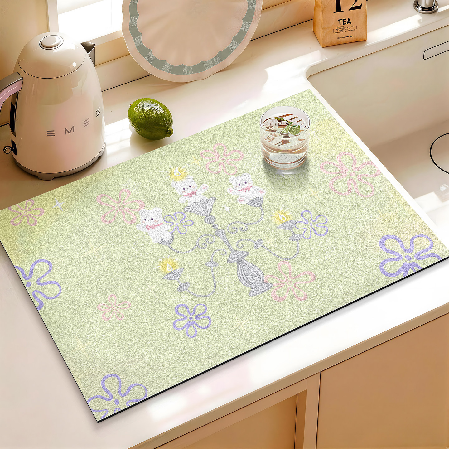 VIKAMA Fresh Apple Bear Cartoo – Food Prep Mat Bewertung und Preis