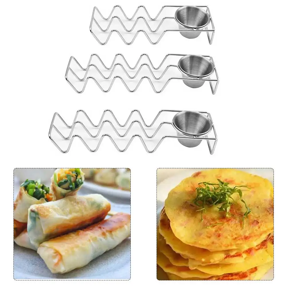 Set Of 4 Stainless Steel Taco  – Meal Prep Wraps Bewertung und Preis